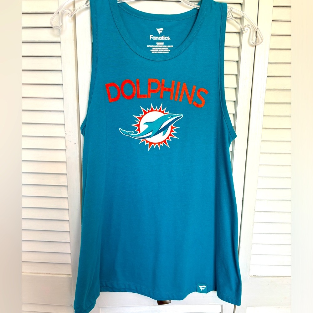 Miami Dolphins ladies swing tank